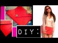 DIY No Sewing Oversized Envelope Clutch Part 1 (Gift Idea)