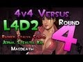 Zombies! - L4D2 - Dead Air 4v4 Versus #4 (feat Jerma, Etalyx, Stealth, Badger, StmyD, Masdeath, Kia)