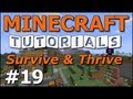 Minecraft Tutorials - E19 Compass and Map (Survive and Thrive II)